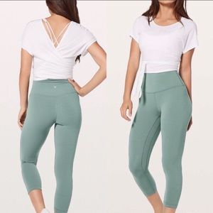 Lululemon align 21’’ juniper size 6 leggings